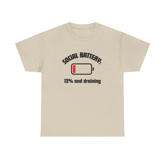 Social Battery Graphic Tee