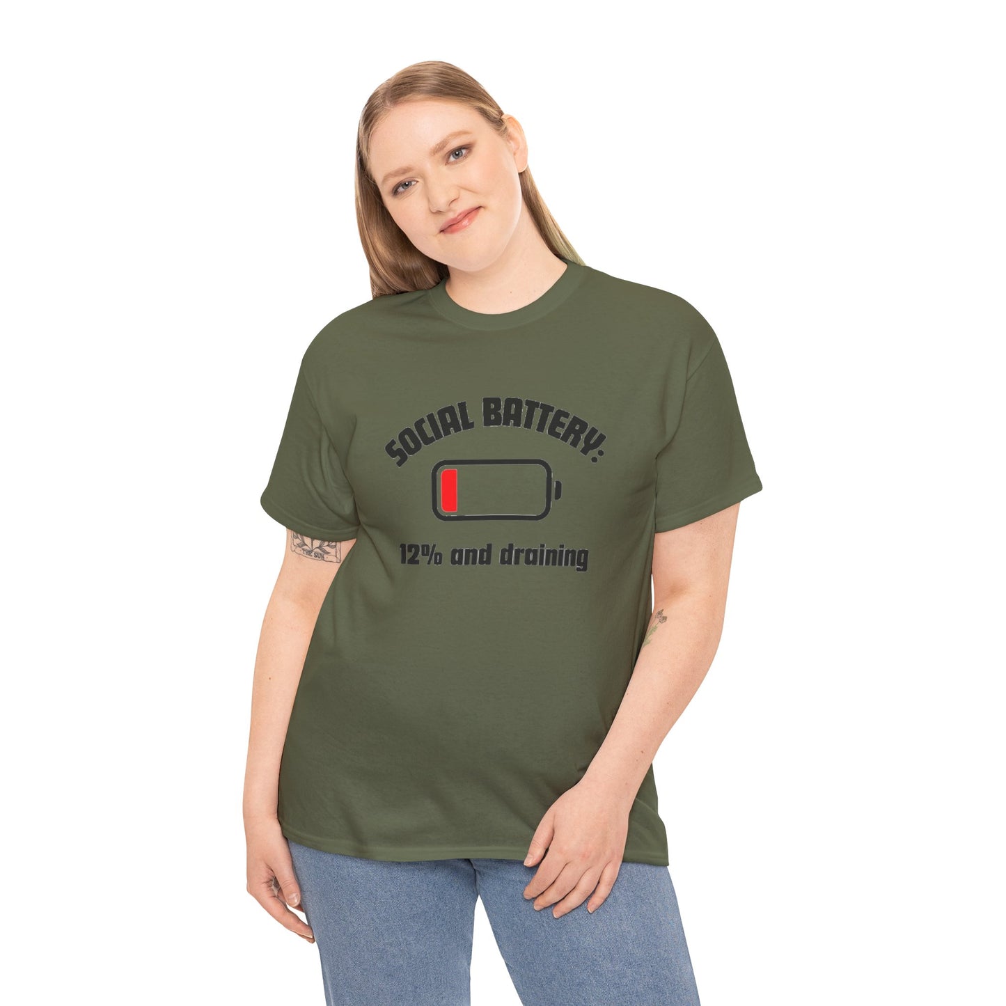 Social Battery Graphic Tee