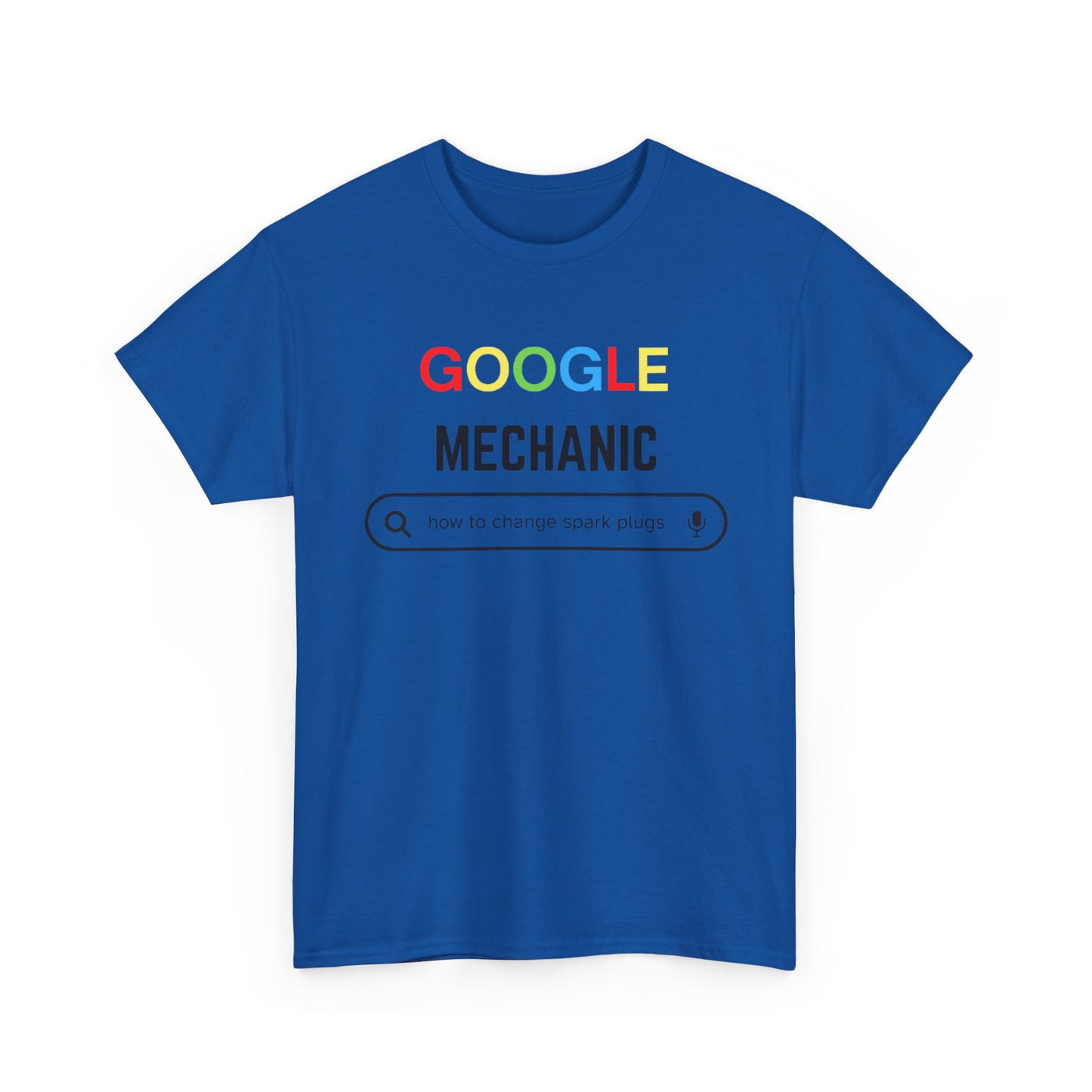 Google Mechanic T-Shirt – Funny Search Bar Tee for Techs & DIY Car Lovers