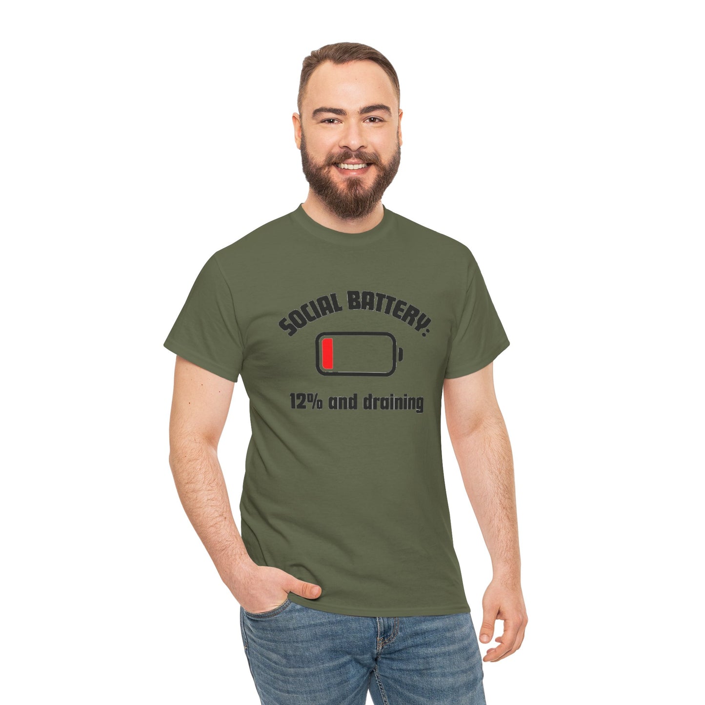 Social Battery Graphic Tee