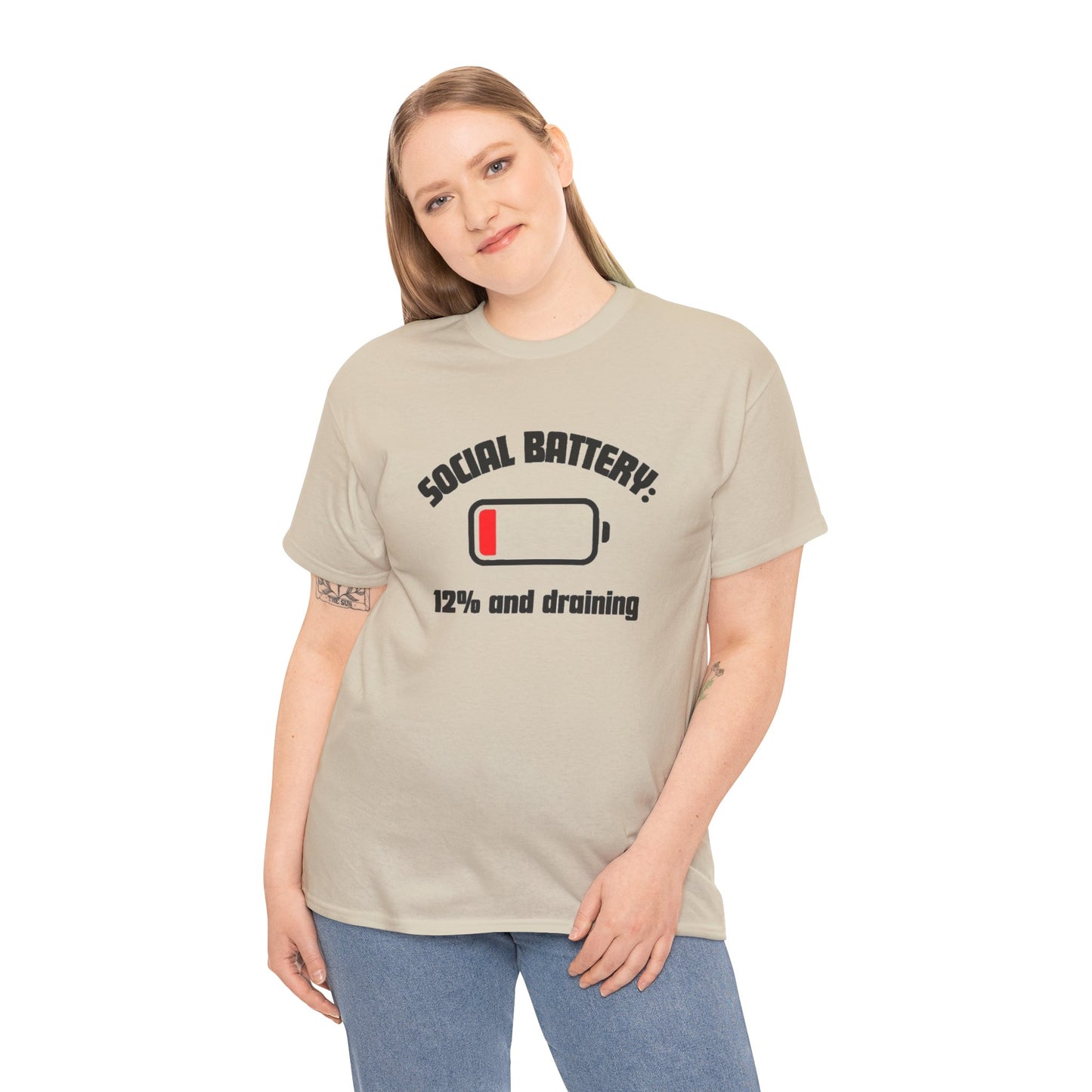 Social Battery Graphic Tee
